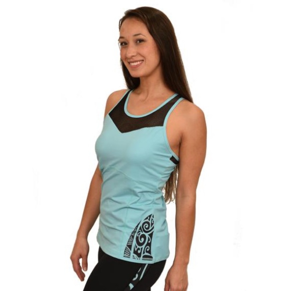 ORI ACTIVE Racerback Tank - Built in Bra EUC